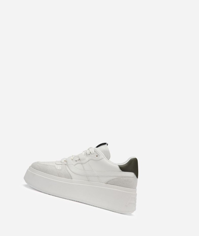 Low-Top Sneakers ASH Match Blanche Blanche Femme | IOJ-4991804