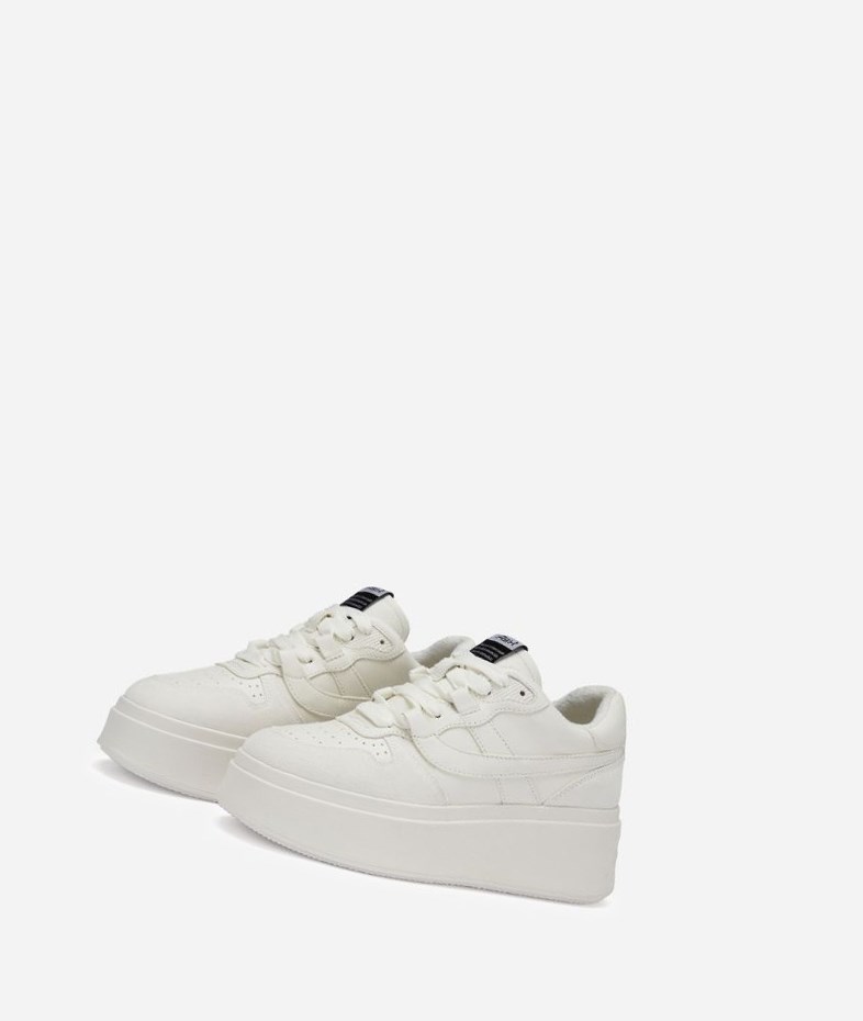 Low-Top Sneakers ASH Match Blanche Femme | LDO-3440301