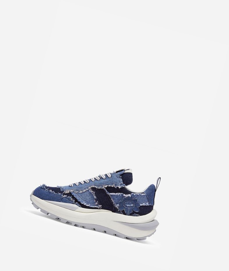 Low-Top Sneakers ASH Spider 620 Denim Bleu Clair Bleu Foncé Bleu Bleu Femme | SRU-5280797