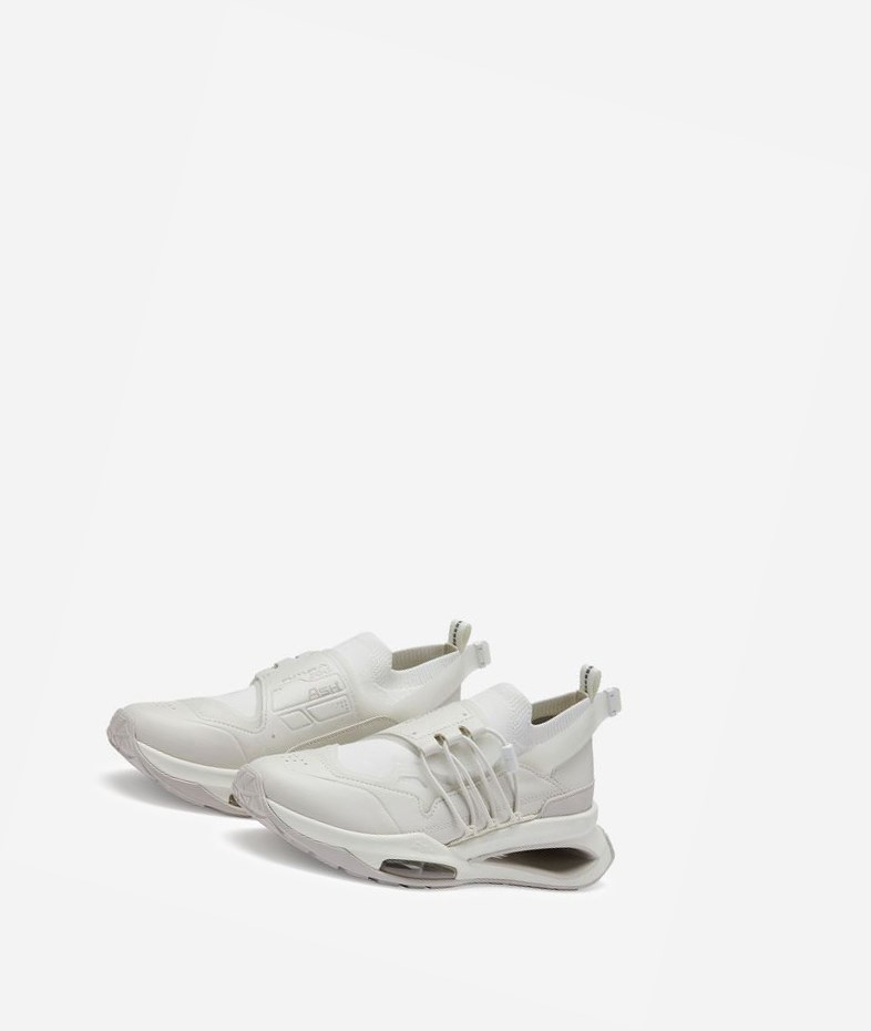 Low-Top Sneakers ASH Futura 100 Blanche Blanche Femme | GIK-9163672