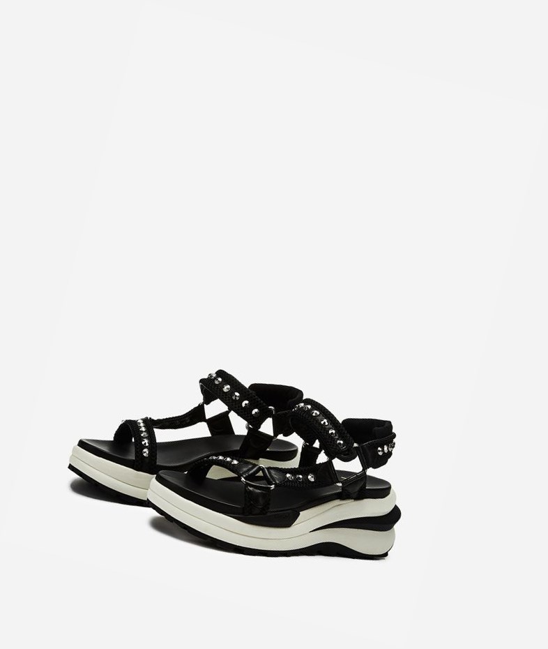 Sneaker Sandals ASH Shogun Noir Femme | AKX-2073031