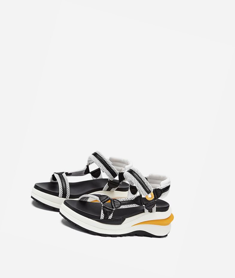 Sneaker Sandals ASH Shogun Bis Blanche Noir Femme | WCT-1863903