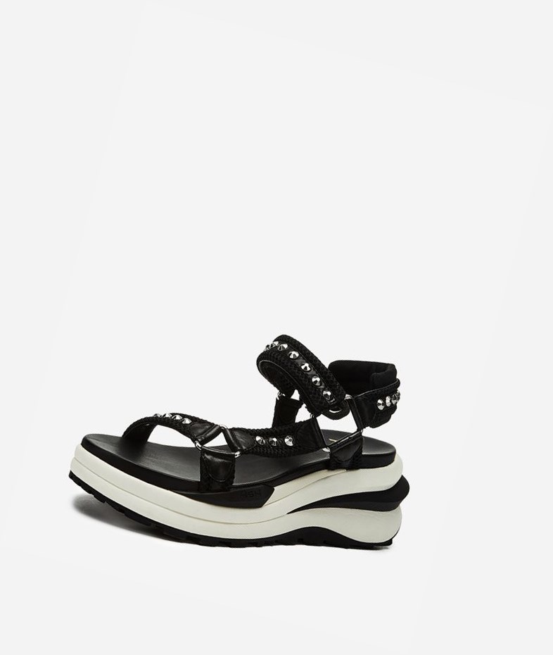 Sneaker Sandals ASH Shogun Noir Femme | AKX-2073031