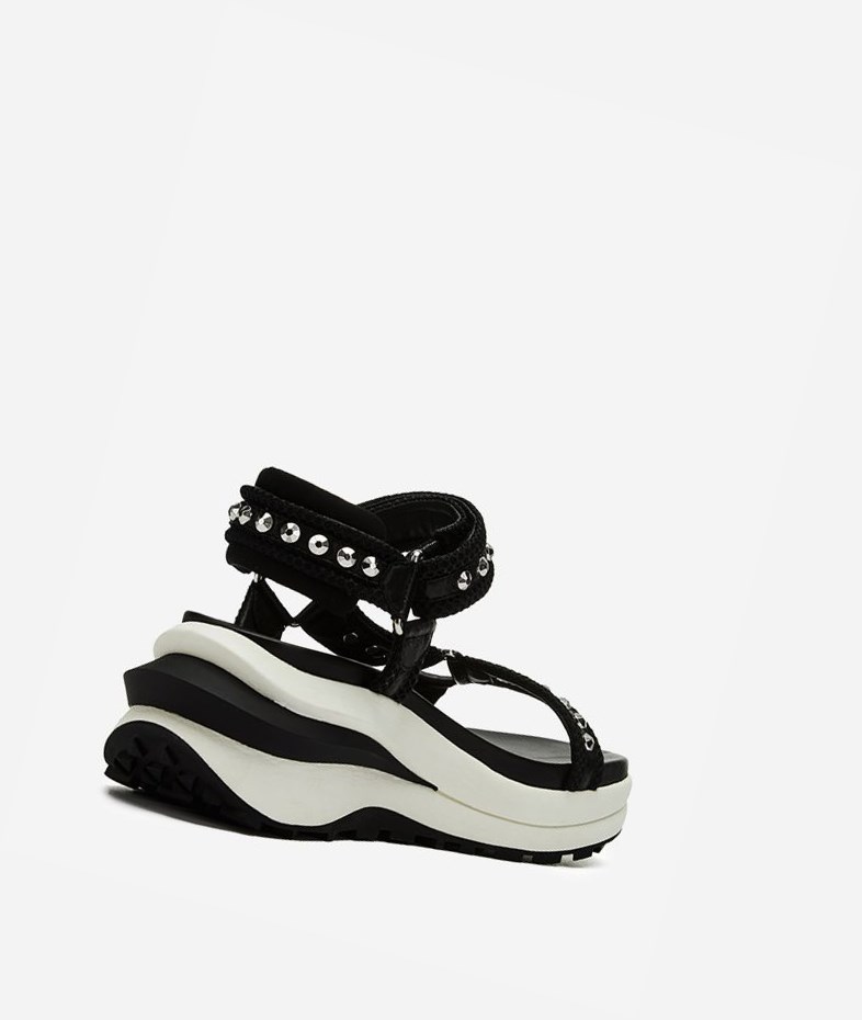 Sneaker Sandals ASH Shogun Noir Femme | AKX-2073031