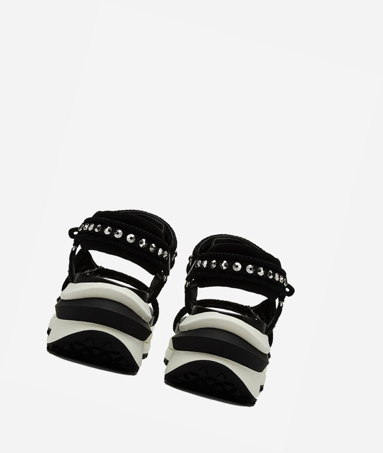 Sneaker Sandals ASH Shogun Noir Femme | AKX-2073031