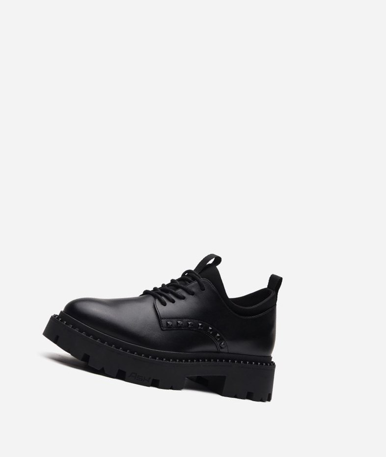 Oxfords ASH Giant Bis Noir Femme | BUA-1375989