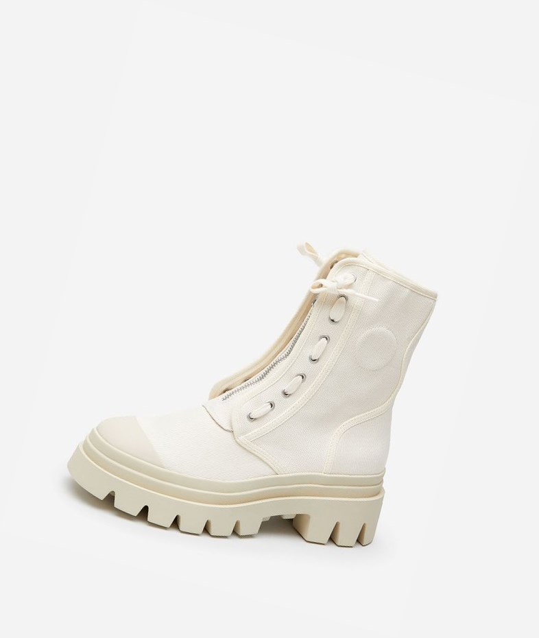 High-Top Sneakers ASH Phoenix Talc Femme | UOD-0920321