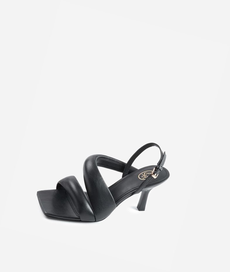 Heeled Sandals ASH Madison Noir Femme | FIY-0549328