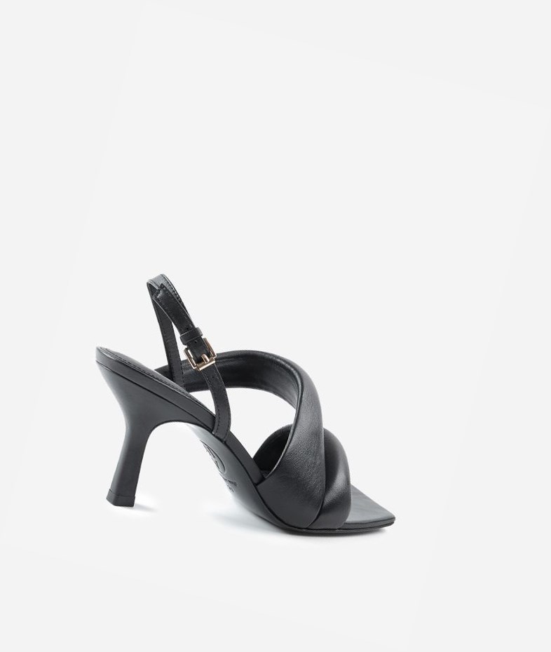 Heeled Sandals ASH Madison Noir Femme | FIY-0549328