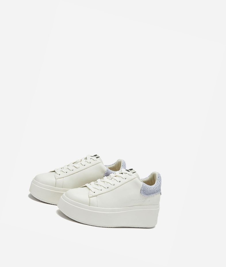 Low-Top Sneakers ASH Moby Be Kind Blanche Femme | NMF-7094951