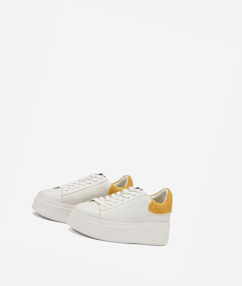 Low-Top Sneakers ASH Moby Be Kind Blanche Femme | AUD-7375978