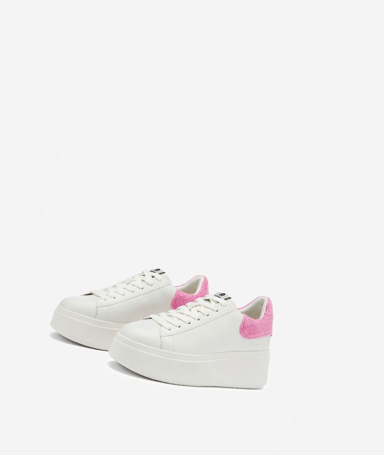 Low-Top Sneakers ASH Moby Be Kind Blanche Femme | KOK-1172815