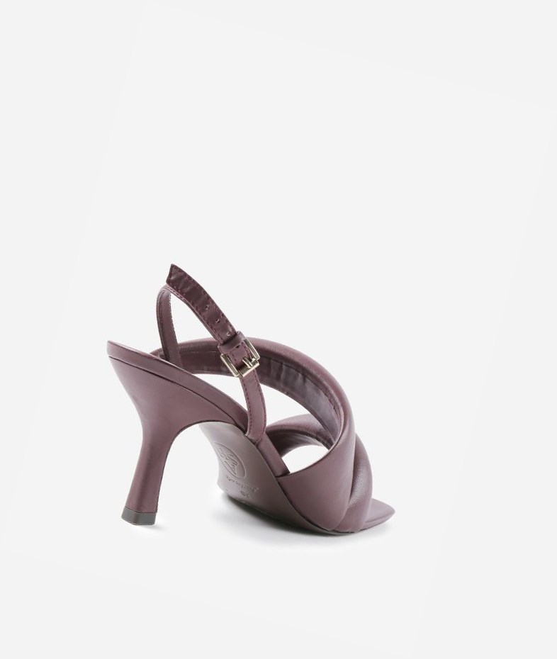 Heeled Sandals ASH Madison Marron Foncé Femme | XHP-7709630