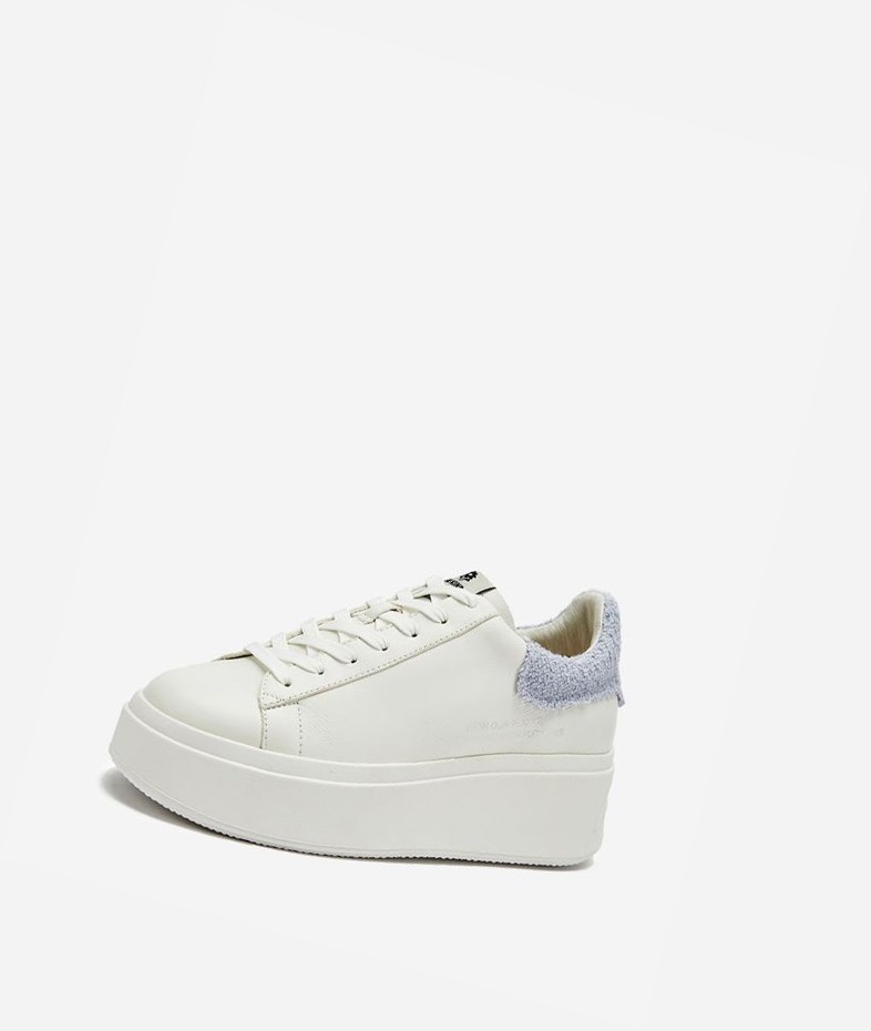 Low-Top Sneakers ASH Moby Be Kind Blanche Femme | NMF-7094951