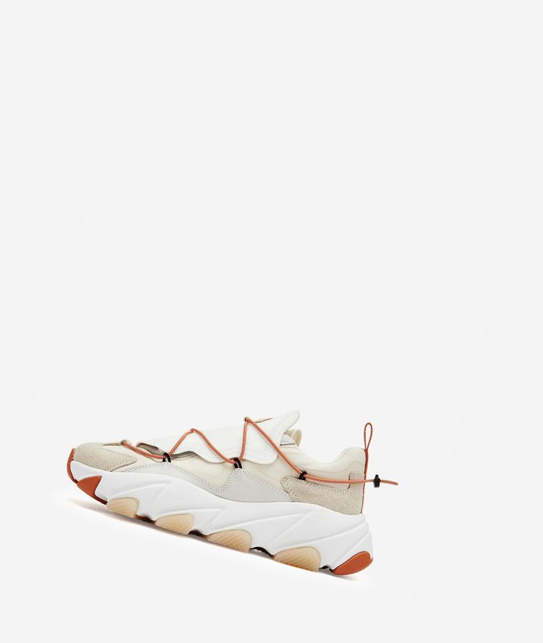 Low-Top Sneakers ASH Escape Blanche Femme | YXD-4693559