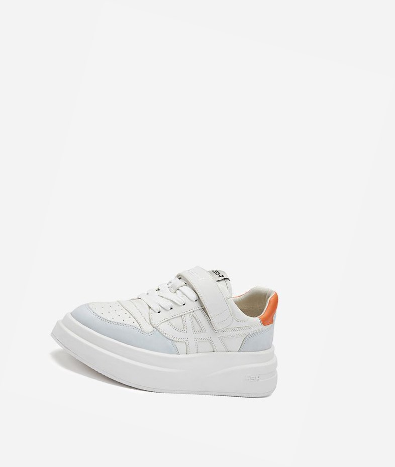 Low-Top Sneakers ASH Indy Blanche Metal Blanche Femme | PWY-9712384