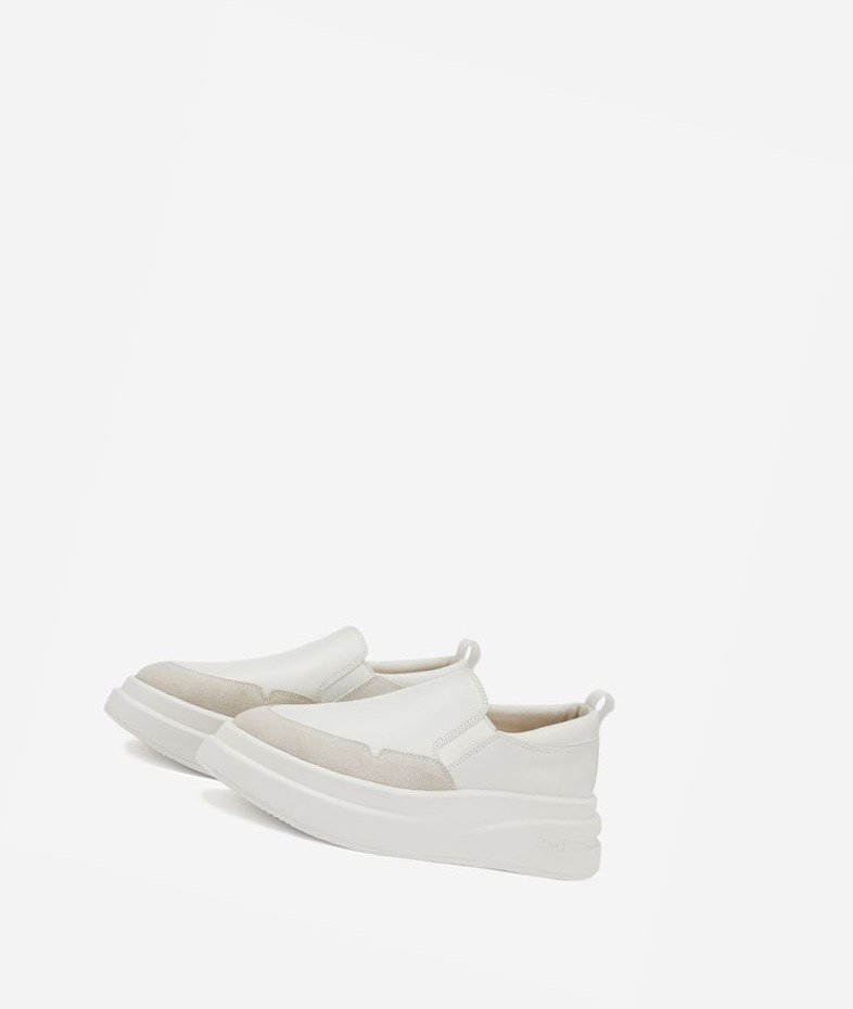 Low-Top Sneakers ASH Intox Blanche Blanche Femme | DSG-7394396