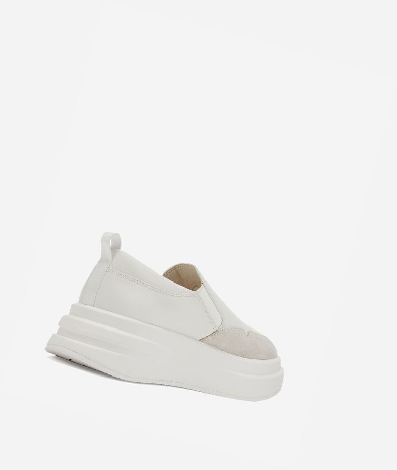 Low-Top Sneakers ASH Intox Blanche Blanche Femme | DSG-7394396