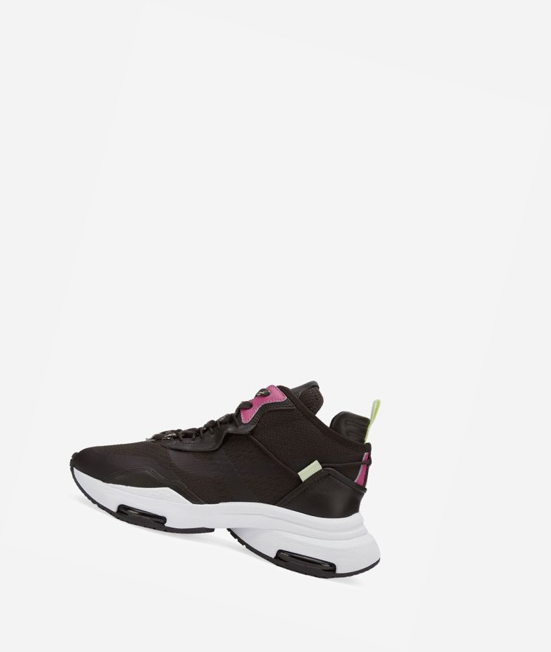 Low-Top Sneakers ASH Oddisey Ganache / Ebano / Pale Lime / Azalea Femme | SVP-3533909