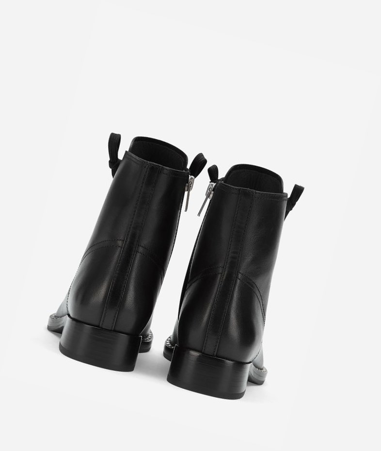 Bottes Plates ASH Weasel Noir Femme | QRZ-8246423