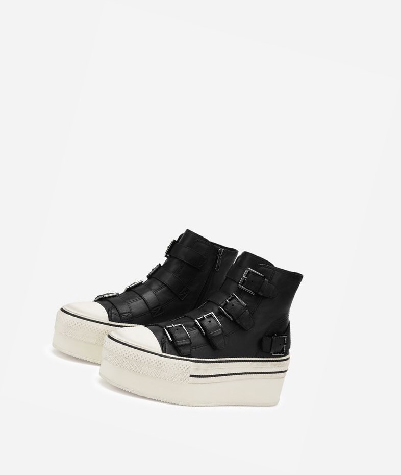 High-Top Sneakers ASH Jewel Noir Femme | OKF-7498225