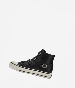 High-Top Sneakers ASH Virgin Noir Femme | DPE-9133023