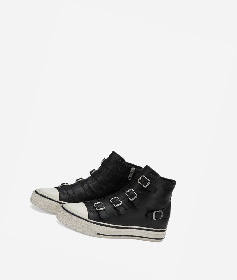 High-Top Sneakers ASH Virgin Noir Femme | DPE-9133023