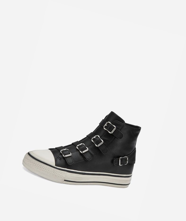 High-Top Sneakers ASH Virgin Noir Femme | DPE-9133023