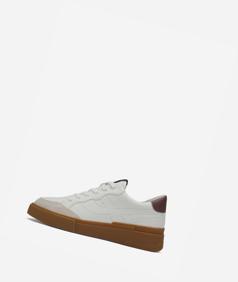 Low-Top Sneakers ASH Free Blanche Blanche Noir Femme | VYQ-3124469