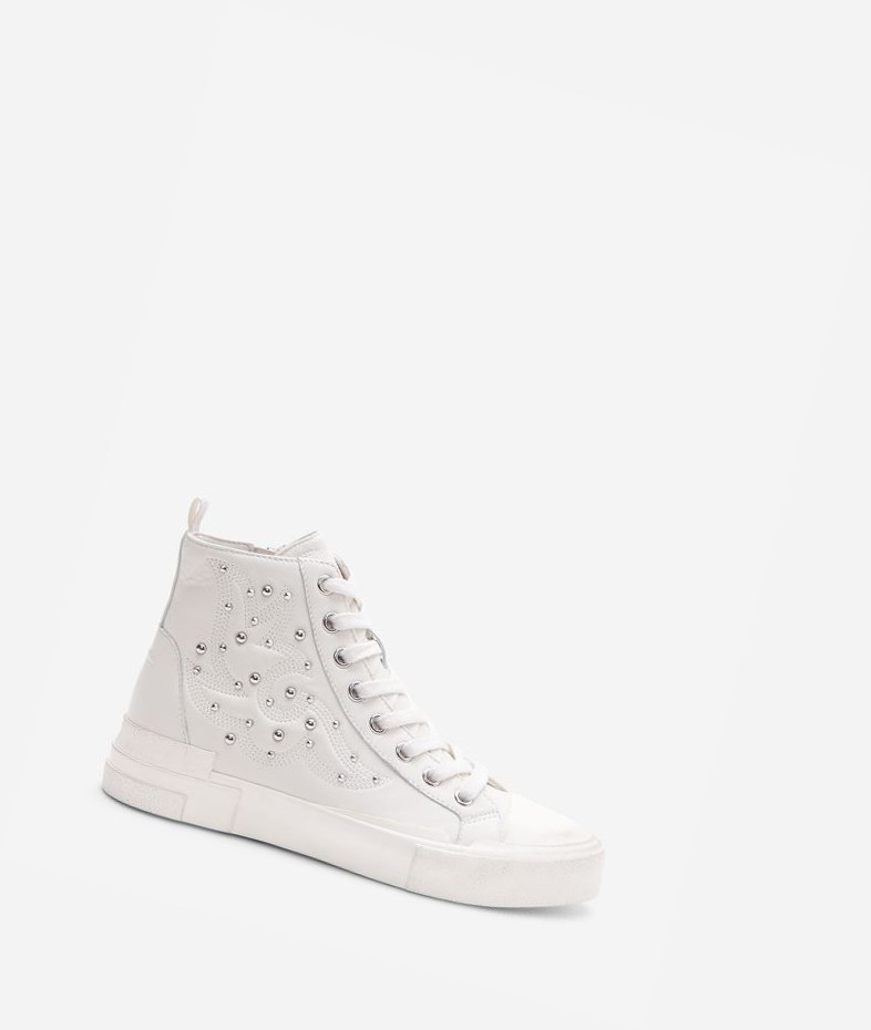 High-Top Sneakers ASH Gaudi Blanche Femme | LBM-3016318