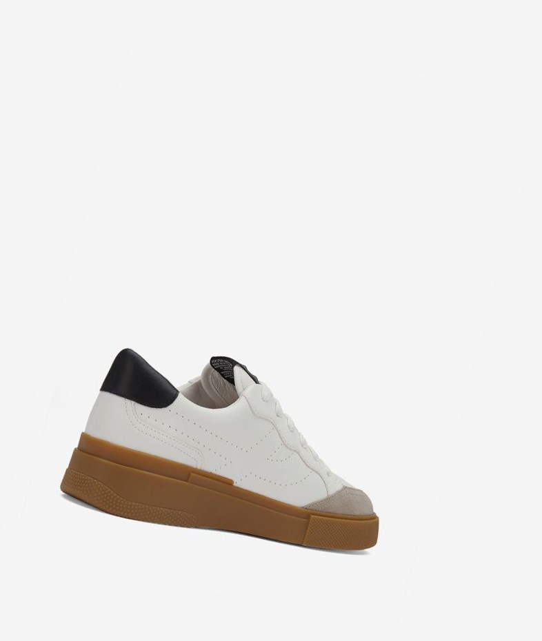 Low-Top Sneakers ASH Free Blanche Noir Femme | NFY-9040687