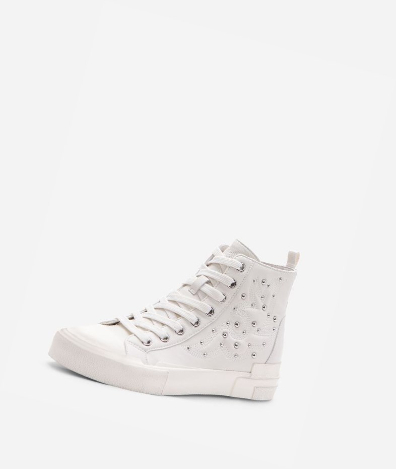 High-Top Sneakers ASH Gaudi Blanche Femme | LBM-3016318