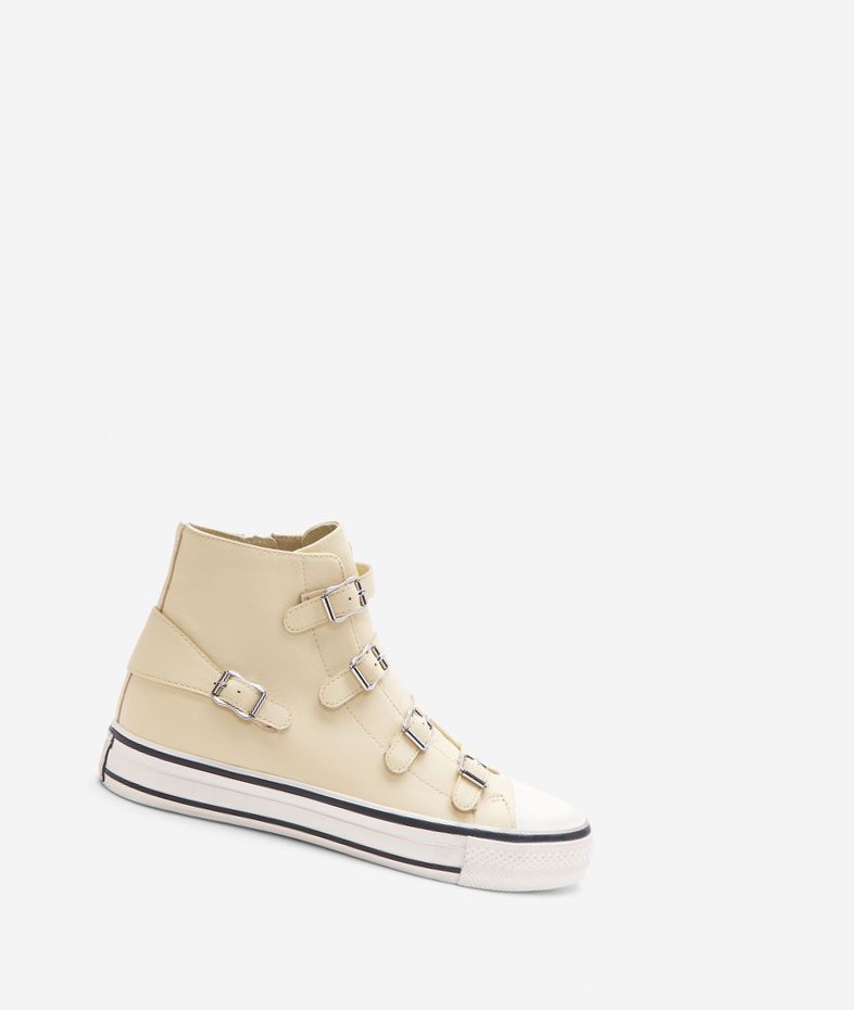 High-Top Sneakers ASH Virgin Vaniglia Femme | DKU-8929790