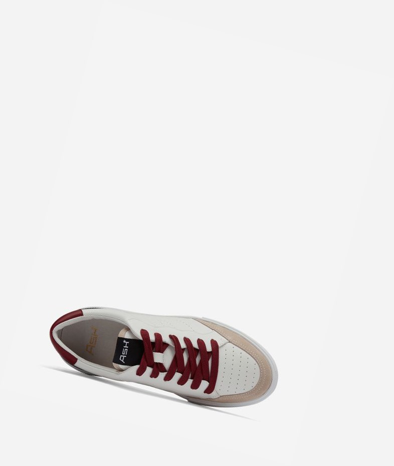 Low-Top Sneakers ASH Free Noir Blanche Rouge Femme | WSC-7825182