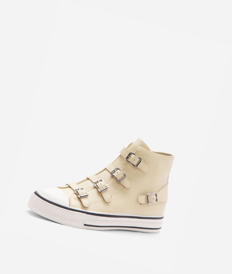 High-Top Sneakers ASH Virgin Vaniglia Femme | DKU-8929790