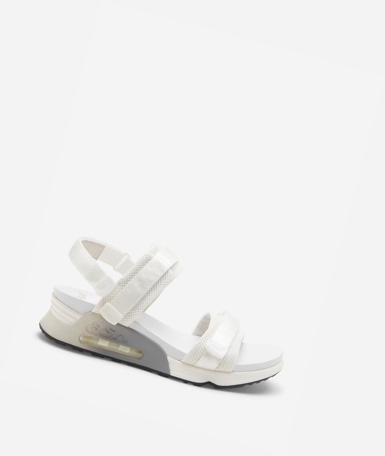 Sneaker Sandals ASH Lock Blanche Femme | LCO-5805043