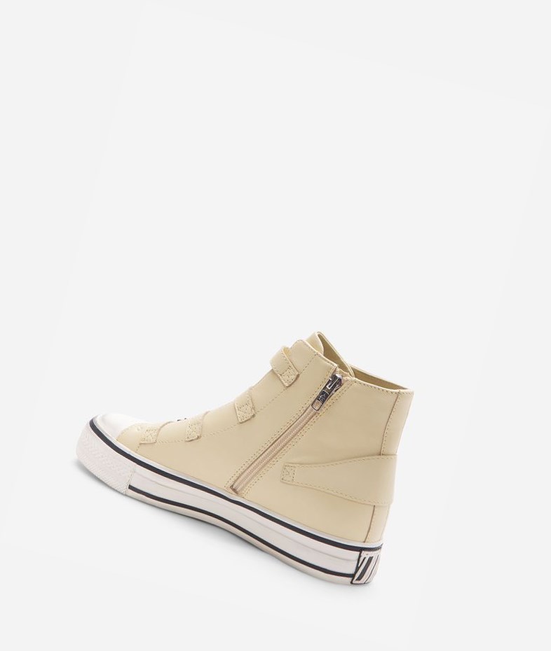 High-Top Sneakers ASH Virgin Vaniglia Femme | DKU-8929790