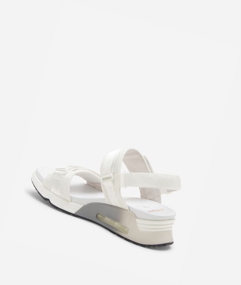 Sneaker Sandals ASH Lock Blanche Femme | LCO-5805043