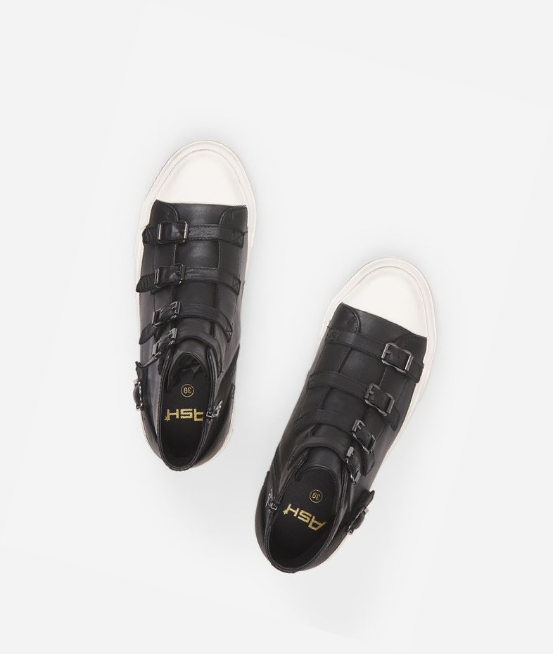 High-Top Sneakers ASH Gang Noir Femme | GLY-9765548