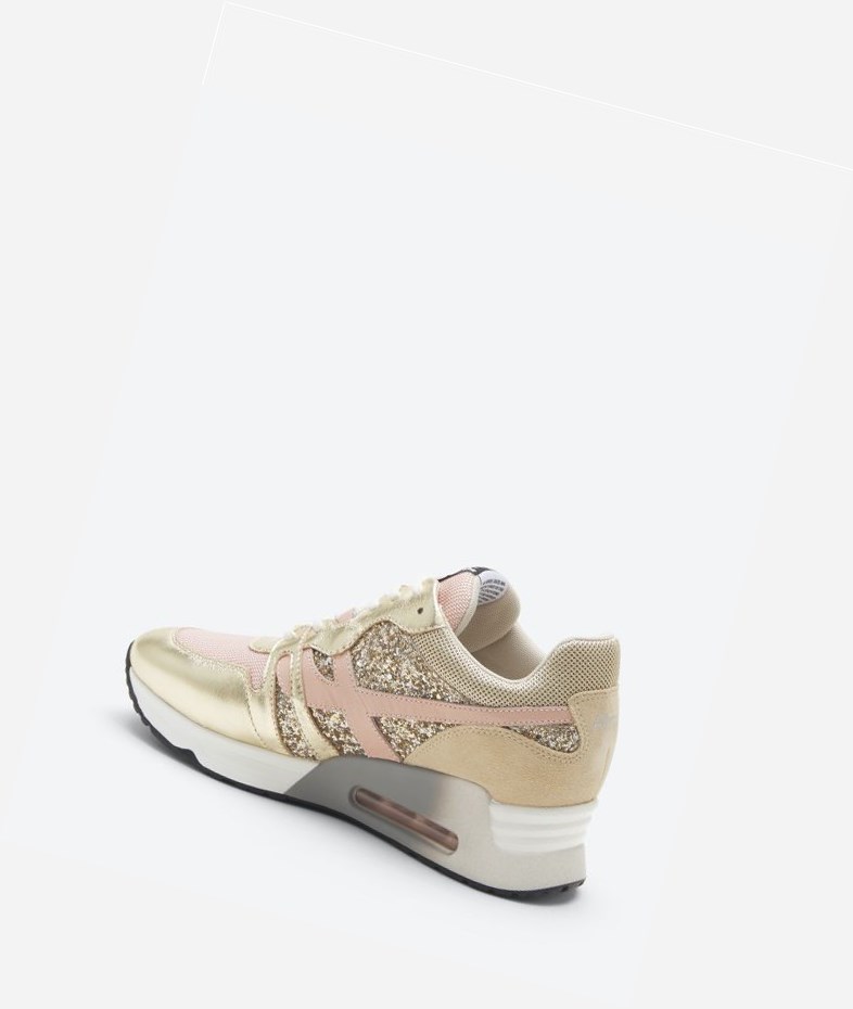 Low-Top Sneakers ASH Lux Platine / Pinksalt Femme | HXO-2237191