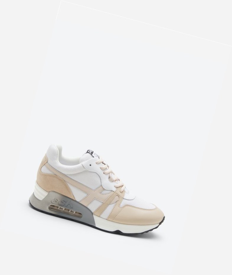 Low-Top Sneakers ASH Lux Bis Blanche Femme | ROG-2685532