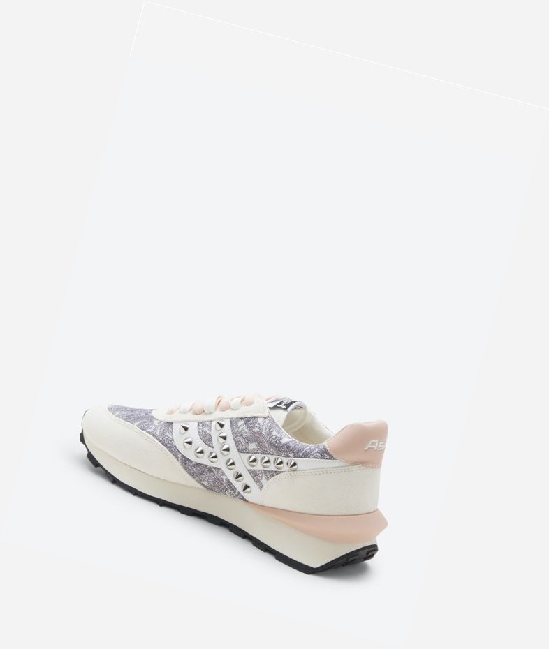 Low-Top Sneakers ASH Spider Studs Blanche Blanche Femme | NOV-2712577