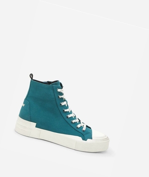 High-Top Sneakers ASH Ghibly Petrol Femme | TYM-6929923