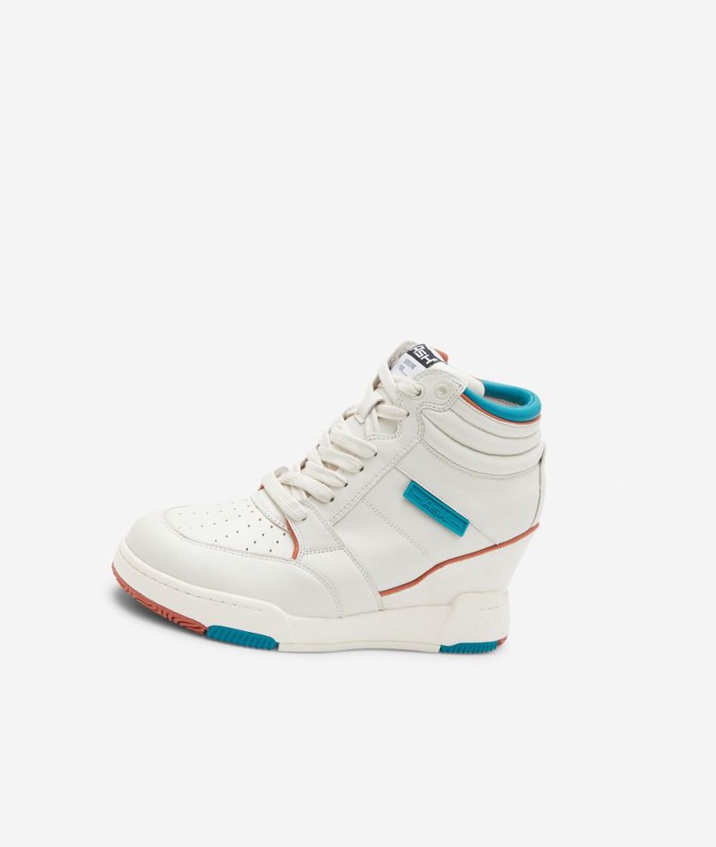 High-Top Sneakers ASH Blade Blanche Femme | YHQ-4455874