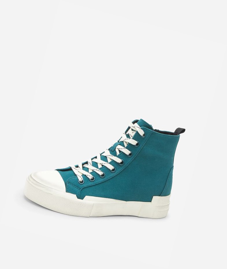 High-Top Sneakers ASH Ghibly Petrol Femme | TYM-6929923