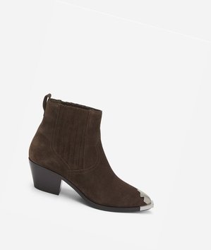 Bottines ASH Floyd Espresso Femme | YWY-3146418