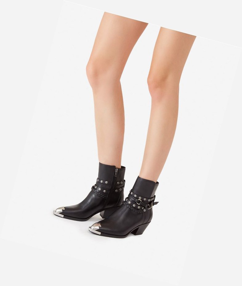 Bottines ASH Folk Noir Femme | KSE-6859159