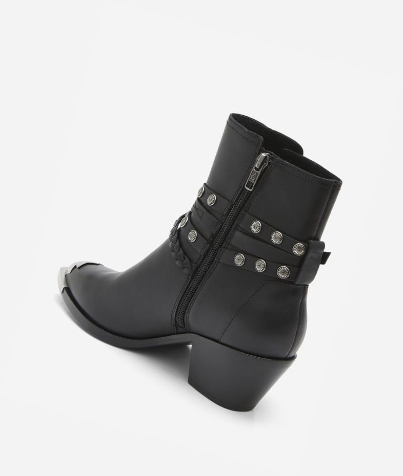 Bottines ASH Folk Noir Femme | KSE-6859159