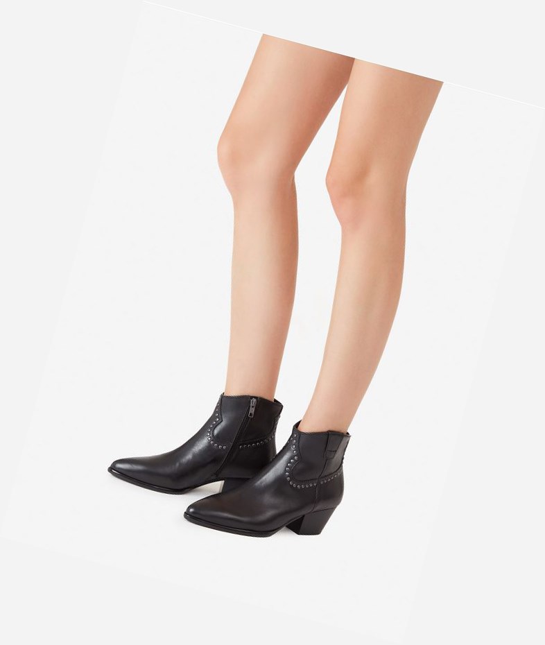 Bottines ASH Houston Bis Noir Femme | OPF-7748166