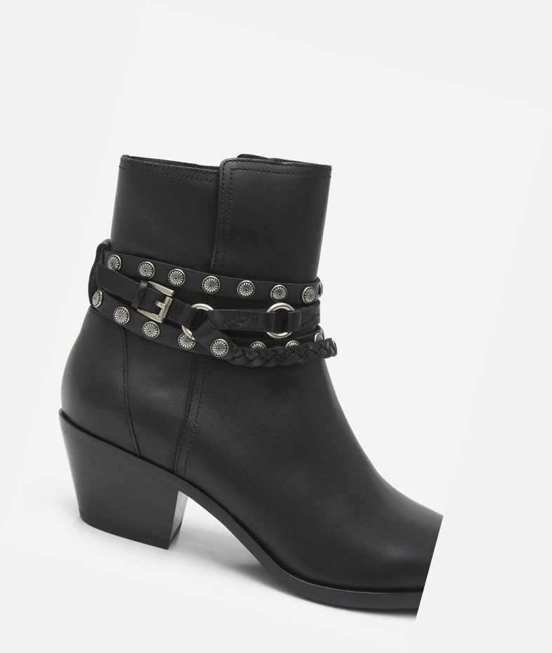 Bottines ASH Folk Noir Femme | KSE-6859159